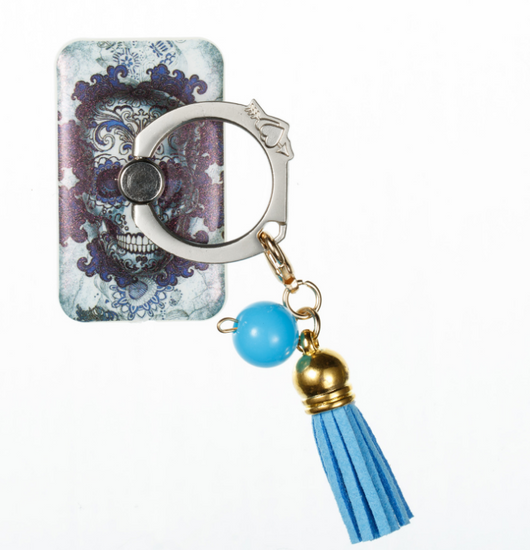 Anillo Soporte para Teléfono con Borlas Metálicas Pintadas a Mano - Image 11