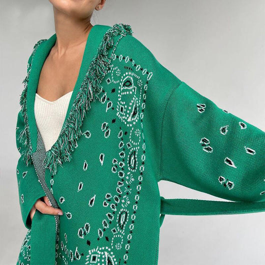 Suéter Casual Elegante con Detalles de Borlas - Image 12