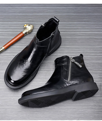 Botas de Trabajo Estilo Británico Antideslizantes Transpirables para Hombre - Image 33