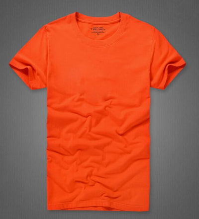 Playera de Algodón para Hombre Colores Sólidos Clásica - Image 25