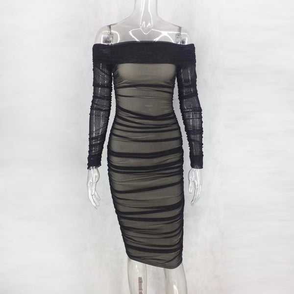 Vestido Asimétrico con Pliegues Elegantes - Image 10
