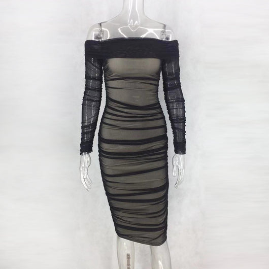 Vestido Asimétrico con Pliegues Elegantes - Image 10