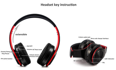Auriculares Bluetooth Inalámbricos Plegables - Image 25