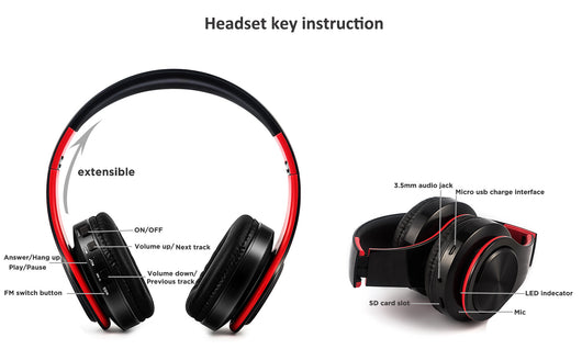 Auriculares Bluetooth Inalámbricos Plegables - Image 25