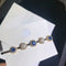 Colorful Austrian Simple And Versatile Color Diamond Necklace Rosado diamond hair clip
