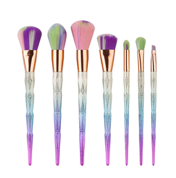 Set de 7 Brochas de Maquillaje Profesional con Diseño de Diamante - Image 10