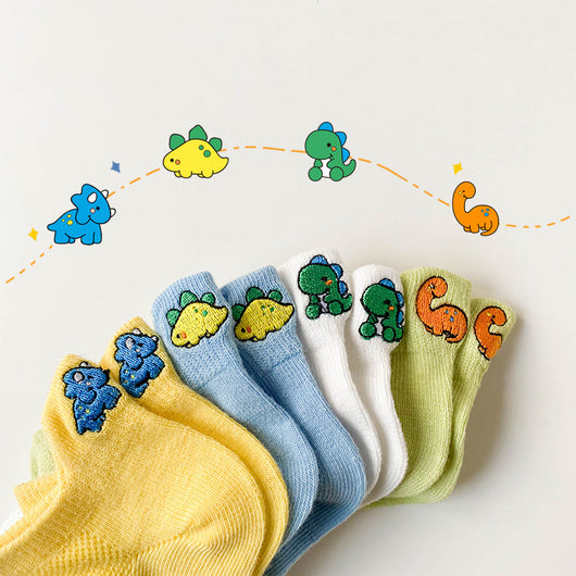 Calcetines de Algodón Peinado con Diseños Infantiles para Niñas - Image 8