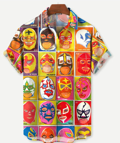 Camisa Hawaiana Estampada para Hombre - Estilo Vacacional Playa - Image 22
