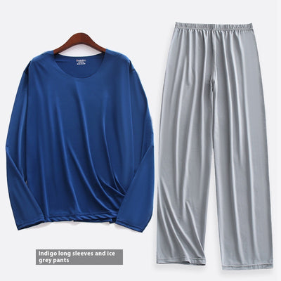 Pijama Hombre Manga Larga Corta Verano - Conjunto Ultradelgado Transpirable - Image 7