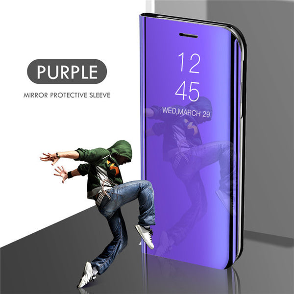 Funda Espejo de Cuero para Samsung Galaxy A42 - Protección Total con Diseño Premium