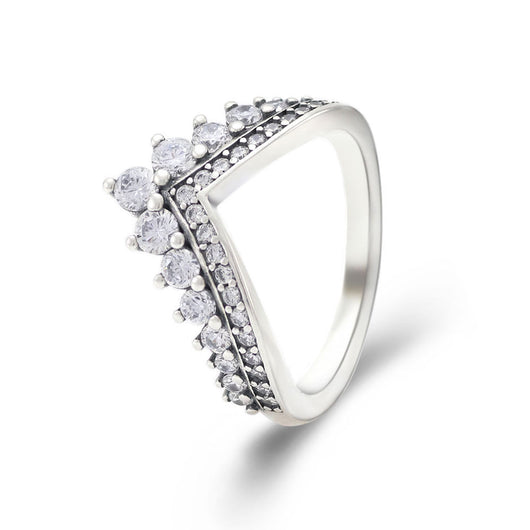 Anillo de Corona de Circonia Cúbica - Diseño Princesa - Image 5