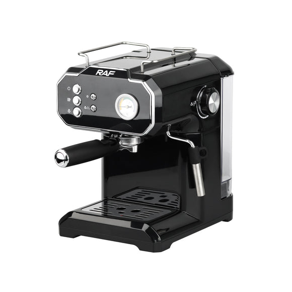 Cafetera Espresso Semiautomática con Vaporizador de Leche de Alta Presión