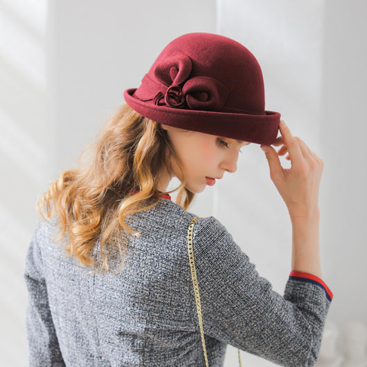 Gorro de Lana para Mujer con Borde Enrollado - Diseño Elegante y Versátil - Image 18