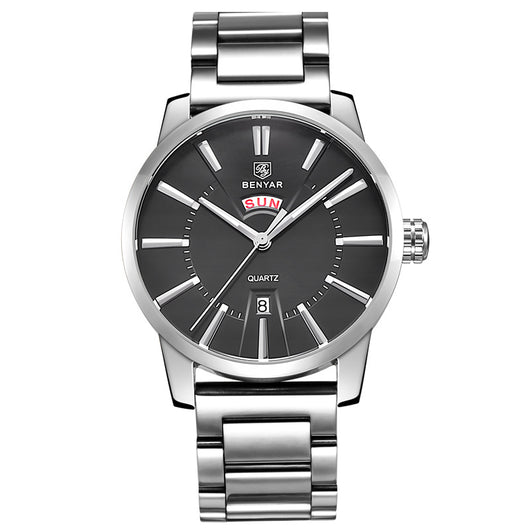 Reloj Deportivo Binya Fashion con Correa de Acero Inoxidable Resistente al Agua - Image 16