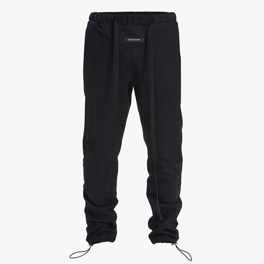 Pantalón de Buzo Negro Hombre con Cordón Ajustable - Image 11