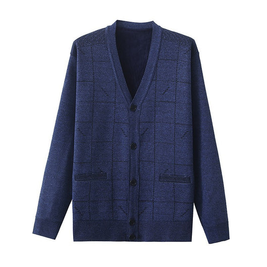 Suéter Oversized de Manga Larga para Papá - Tallas Grandes Primavera Otoño - Image 3