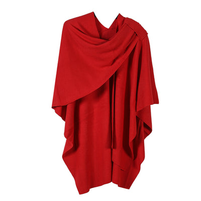 Chal Tejido de Color Liso para Mujer - Image 11