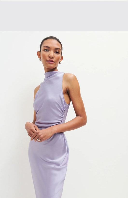 Vestido Acetato Backless Cintura Francesa Ajustado - Image 22