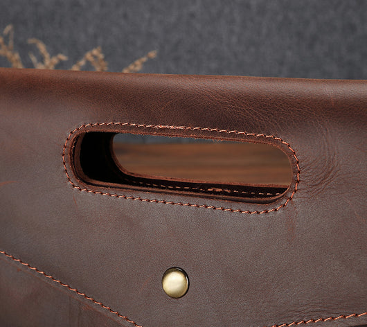 Maletín de Cuero Genuino para Hombre Estilo Vintage Ejecutivo - Image 15