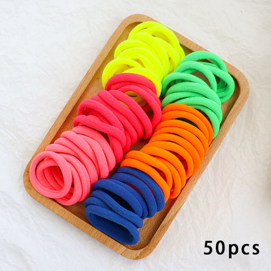 Set de 50 Bandas Elásticas Coloridas para el Cabello - Accesorios Infantiles - Image 36