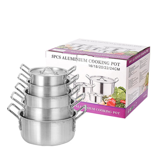 Juego de Ollas de Aluminio 7 Piezas - Batería de Cocina Profesional - Image 6
