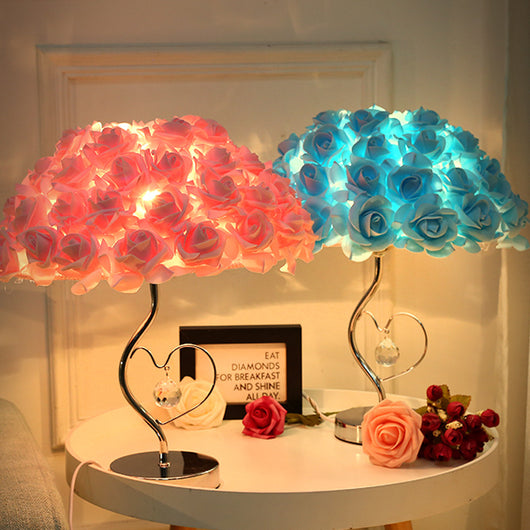 Lámpara de Mesa con Forma de Corazón Rosa - Image 13