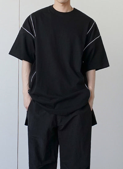 Camiseta Reflectante Suelta de Manga Corta - Image 25