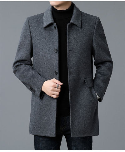 Abrigo de Lana Reversible para Hombre - Uso Todo el Año - Image 12