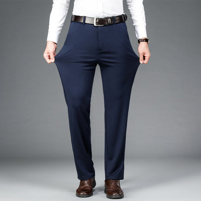 Pantalones Casuales Ejecutivos Stretch Corte Recto para Hombre - Image 3