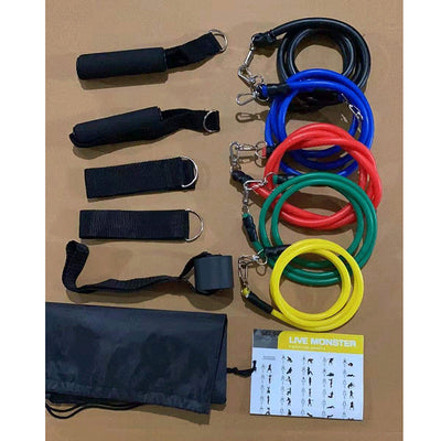 Set de 11 Piezas de Entrenamiento Funcional con Bandas de Resistencia - Image 12