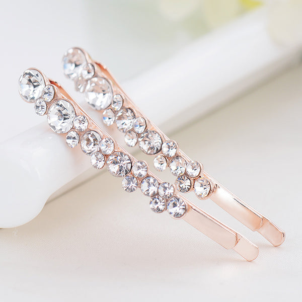 Pinza para Cabello Infantil con Moño Brillante y Strass - Image 5