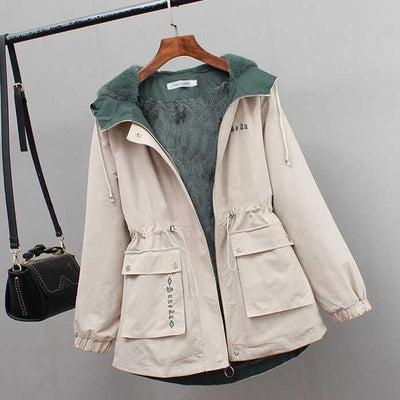 Chaqueta Cortavientos Suelta Estilo Coreano Casual para Mujer - Image 4