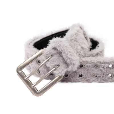 Cinturón de Cuero Unisex con Doble Fila de Perforaciones - Image 11