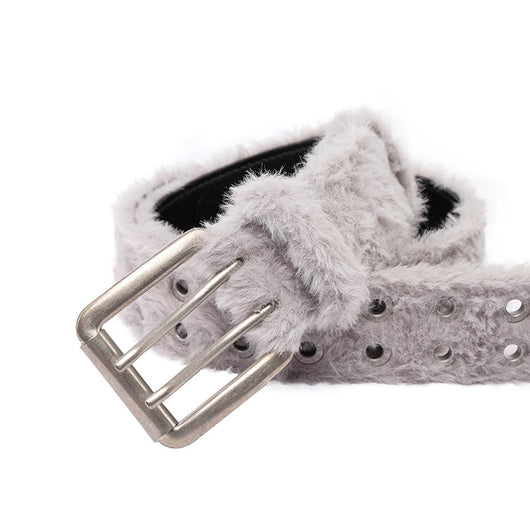 Cinturón de Cuero Unisex con Doble Fila de Perforaciones - Image 11