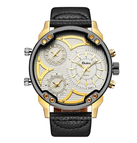 Reloj Hombre OULM 3548A - Cronógrafo de Lujo con Triple Movimiento y Gran Esfera