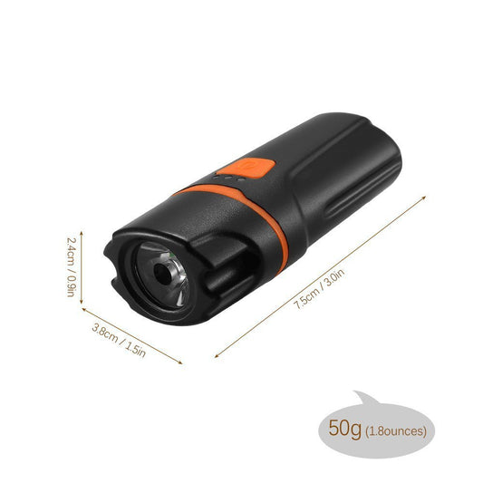 Luz Frontal LED Recargable USB para Bicicleta de Montaña - Image 2