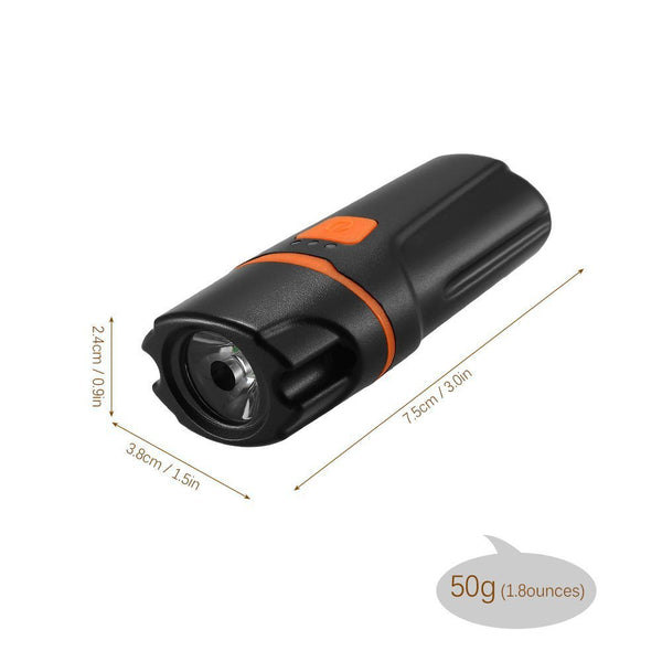 Luz Frontal LED Recargable USB para Bicicleta de Montaña