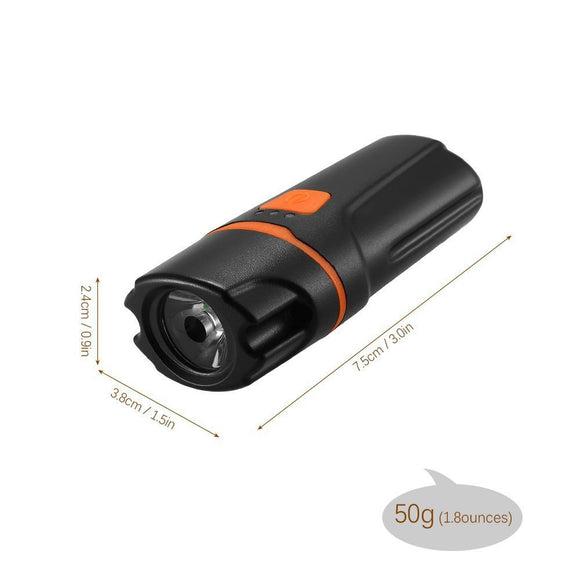 Luz Frontal LED Recargable USB para Bicicleta de Montaña