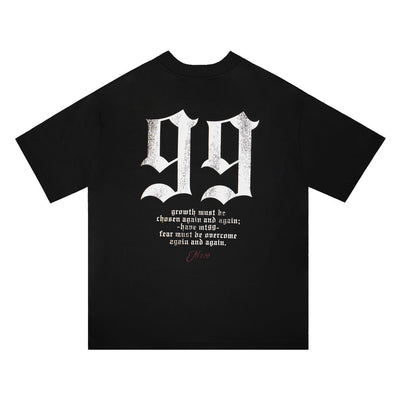 Playera Estampada con Números 99 para Hombre - Image 3