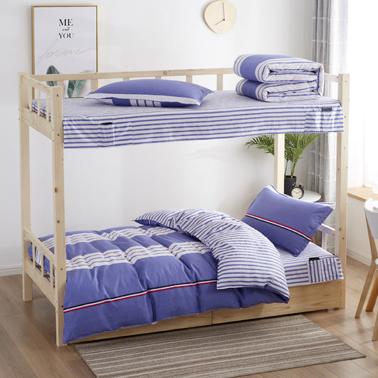 Juego de Cama Universitario de Algodón Antideslizante de 3 Piezas - Image 11