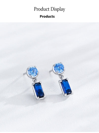 Conjunto de Joyas en Plata 925: Anillo, Collar y Aretes con Zafiro - Image 11