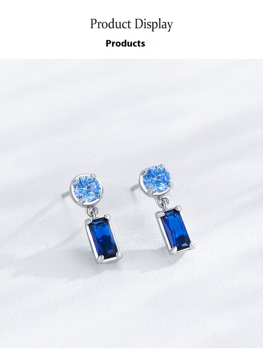 Conjunto de Joyas en Plata 925: Anillo, Collar y Aretes con Zafiro - Image 11