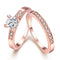 Rose Dorado ring with diamonds Rose Dorado 10