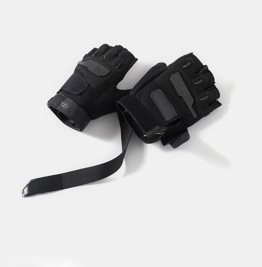 Guantes Tácticos Mitones Ajustables con Muñequera Antideslizante Transpirable - Image 11