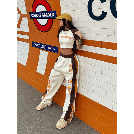 Pantalones Anchos Estilo Americano para Mujer - Image 5