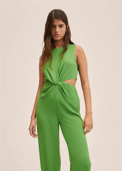 Jumpsuit de Cintura Alta con Nudo Anudado para Mujer - Image 17