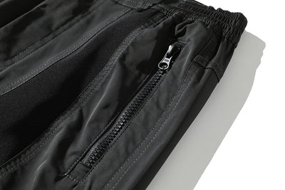 Pantalones Casuales con Cierre Trasero y Costura de Nylon - Image 10