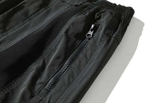 Pantalones Casuales con Cierre Trasero y Costura de Nylon - Image 10
