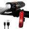 Luz Frontal USB para Bicicleta con Tecnología Anti-Reflejo