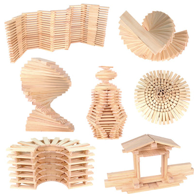 Puzzle de Construcción con Bloques de Madera - Juego Educativo de Ensamblaje - Image 7